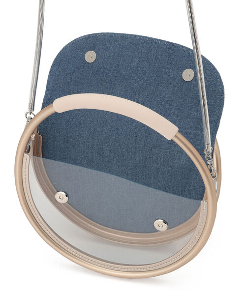 NaNa-NaNa（ナナナナ）の「nana-nana/ナナナナ/HOOP (PVC DENIM)（ショルダーバッグ・レディース・インディゴブルー・FREE）」の9枚目の写真