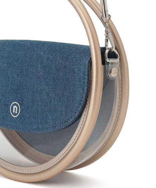 NaNa-NaNa（ナナナナ）の「nana-nana/ナナナナ/HOOP (PVC DENIM)（ショルダーバッグ・レディース・インディゴブルー・FREE）」の7枚目の写真