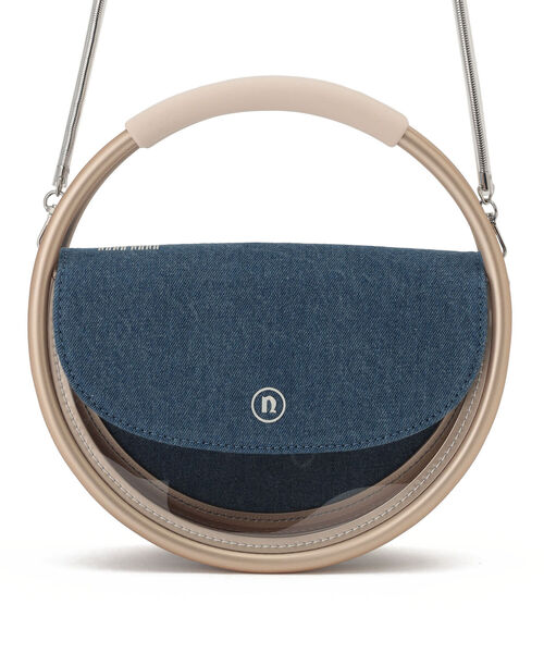 NaNa-NaNa（ナナナナ）の「nana-nana/ナナナナ/HOOP (PVC DENIM)（ショルダーバッグ・レディース・インディゴブルー・FREE）」の12枚目の写真