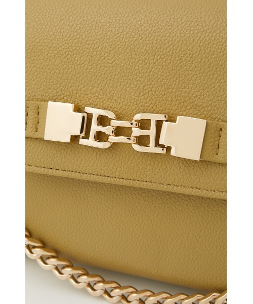 rienda（リエンダ）の「コンパクトボディショルダーバッグ（ショルダーバッグ・レディース・ライム/アイボリー/スモークピンク・FREE）」の5枚目の写真