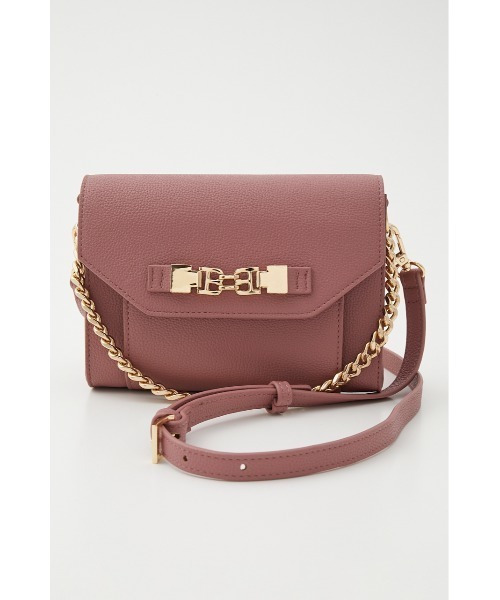 rienda（リエンダ）の「コンパクトボディショルダーバッグ（ショルダーバッグ・レディース・ライム/アイボリー/スモークピンク・FREE）」の9枚目の写真