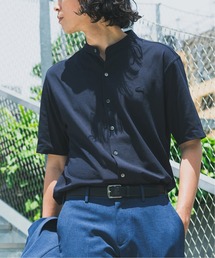 【LACOSTE / ラコステ】別注 バンドカラー フルオープン ポロシャツ