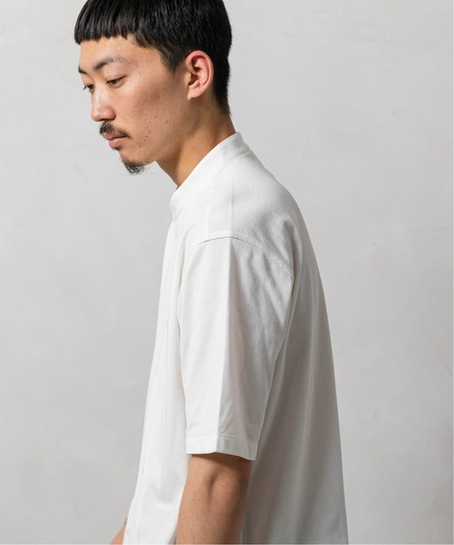 LACOSTE(ラコステ)の「【LACOSTE / ラコステ】別注 バンドカラー フルオープン ポロシャツ(ポロシャツ・メンズ・ホワイト/ブラック/グレー/ネイビー・4/5/2/3)」の16枚目の写真