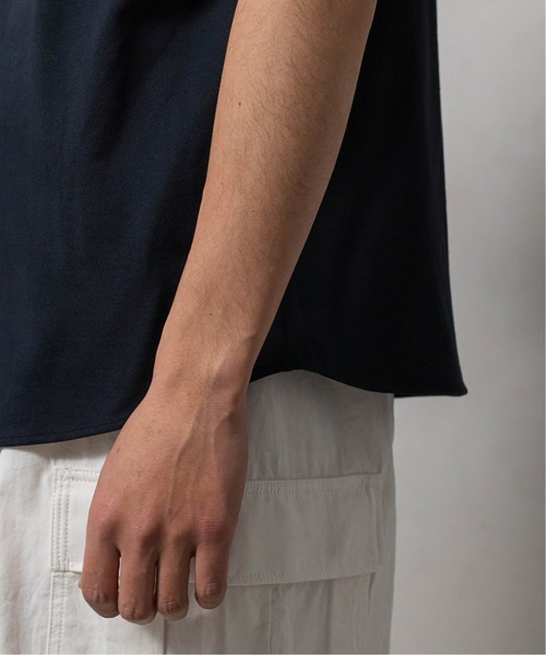 LACOSTE(ラコステ)の「【LACOSTE / ラコステ】別注 バンドカラー フルオープン ポロシャツ(ポロシャツ・メンズ・ホワイト/ブラック/グレー/ネイビー・4/5/2/3)」の22枚目の写真