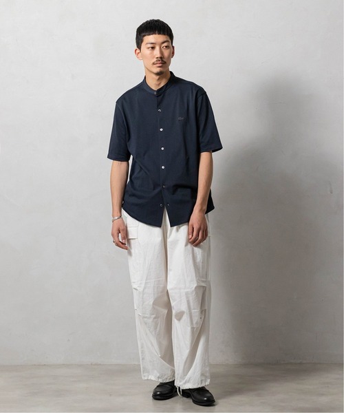 【LACOSTE / ラコステ】別注 バンドカラー フルオープン ポロシャツ LACOSTE（ラコステ）の「LACOSTE (ラコステ) 別注 バンドカラー