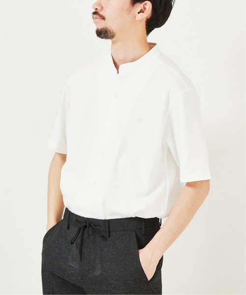 LACOSTE / ラコステ】別注 バンドカラー フルオープン ポロシャツ