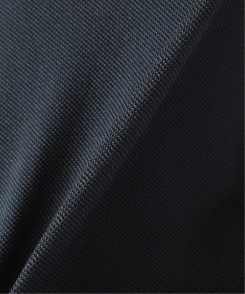 EDIFICELACOSTE 別注 バンドカラー フルオープン ポロシャツ　黒 LACOSTE / ラコステ】別注 バンドカラー フルオープン