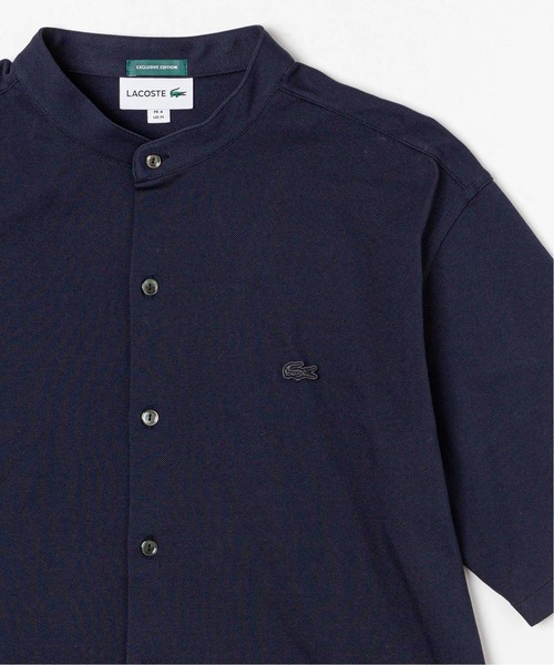 LACOSTE / ラコステ】別注 バンドカラー フルオープン