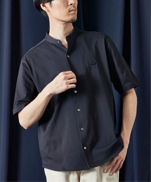 LACOSTE / ラコステ】別注 バンドカラー フルオープン