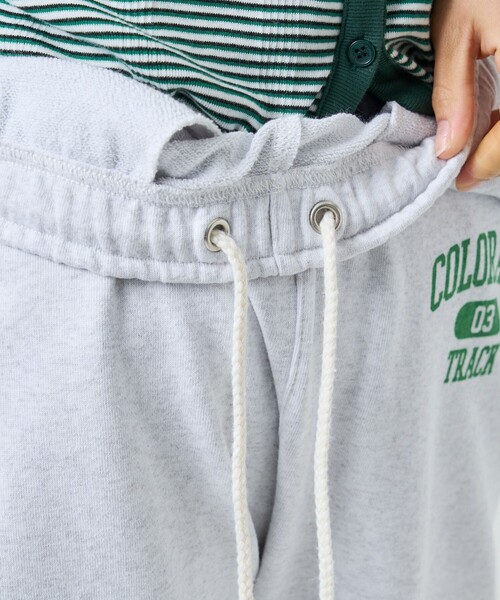 FREAK'S STORE(フリークスストア)の「HEAVY SWEAT ロゴパンツ/ヘビースウェットロゴパンツ(スウェットパンツ・レディース・ライトグレー/ナチュラル/オリーブ/ネイビー・SMALL/MEDIUM)」の22枚目の写真