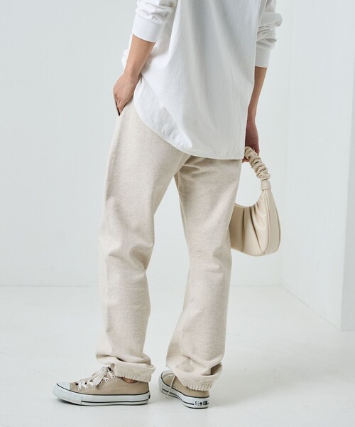 FREAK'S STORE(フリークスストア)の「HEAVY SWEAT ロゴパンツ/ヘビースウェットロゴパンツ(スウェットパンツ・レディース・ライトグレー/ナチュラル/オリーブ/ネイビー・SMALL/MEDIUM)」の19枚目の写真