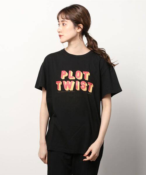 Nudie Jeans(ヌーディージーンズ)の「Tina Plot Twist Tシャツ(Tシャツ/カットソー・レディース・ブラック・SMALL/MEDIUM/X-SMALL)」の4枚目の写真