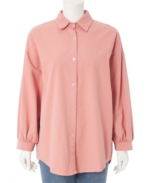 fifth（フィフス）の「オーバーワイドカラーシャツ（シャツ/ブラウス・レディース・ピンク/イエロー・M）」の16枚目の写真