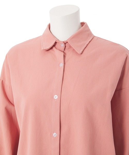 fifth（フィフス）の「オーバーワイドカラーシャツ（シャツ/ブラウス・レディース・ピンク/イエロー・M）」の19枚目の写真