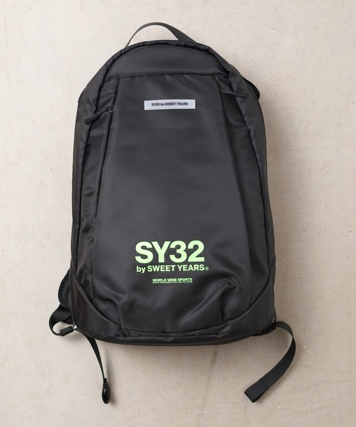 SY32 by SWEET YEARS(エスワイサーティトゥバイスィートイヤーズ)の「★SY32 by SWEET YEARS X MICKAEL LINNELL★SATIN BACKPACK(バックパック/リュック・レディース・ブラック×ホワイト/ブラック×イエロー/ブラック×ピンク・FREE)」の3枚目の写真