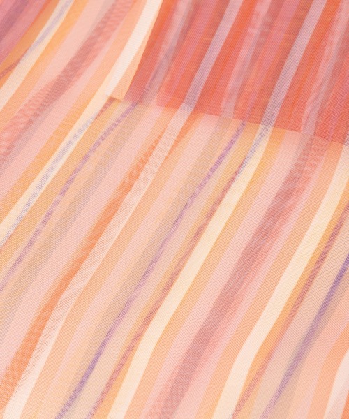 Casselini（キャセリーニ）の「【Casselini/キャセリーニ】プリントチュールトートバッグ（トートバッグ・レディース・オレンジ/グリーン/アイボリー・FREE）」の19枚目の写真