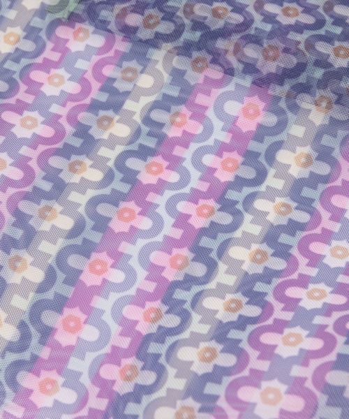 Casselini（キャセリーニ）の「【Casselini/キャセリーニ】プリントチュールトートバッグ（トートバッグ・レディース・オレンジ/グリーン/アイボリー・FREE）」の18枚目の写真