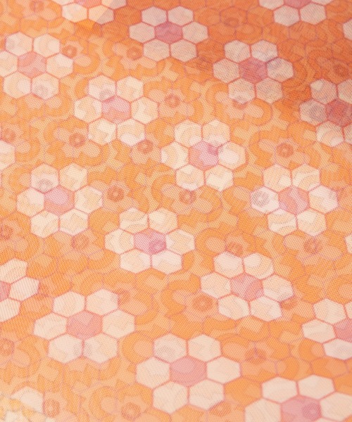 Casselini（キャセリーニ）の「【Casselini/キャセリーニ】プリントチュールトートバッグ（トートバッグ・レディース・オレンジ/グリーン/アイボリー・FREE）」の16枚目の写真