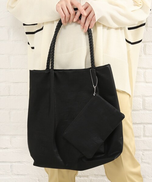 SHOO・LA・RUE(シューラルー)の「◆メッシュハンドルトート(トートバッグ・レディース・ブラック/ベージュ/シルバー/レモンイエロー・00)」の14枚目の写真
