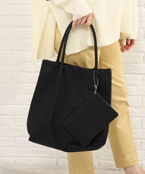 SHOO・LA・RUE(シューラルー)の「◆メッシュハンドルトート(トートバッグ・レディース・ブラック/ベージュ/シルバー/レモンイエロー・00)」の15枚目の写真