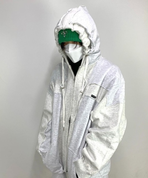 SURGERY（サージェリー）の「【SURGERY/サージェリー】surgery clover logo beanie/クローバーロゴビーニー ニット帽子 ニットキャップ（ニットキャップ/ビーニー・メンズ・ホワイト/グリーン/ブラック/グレー/ダークブルー/マスタード・ONE SIZE）」の11枚目の写真