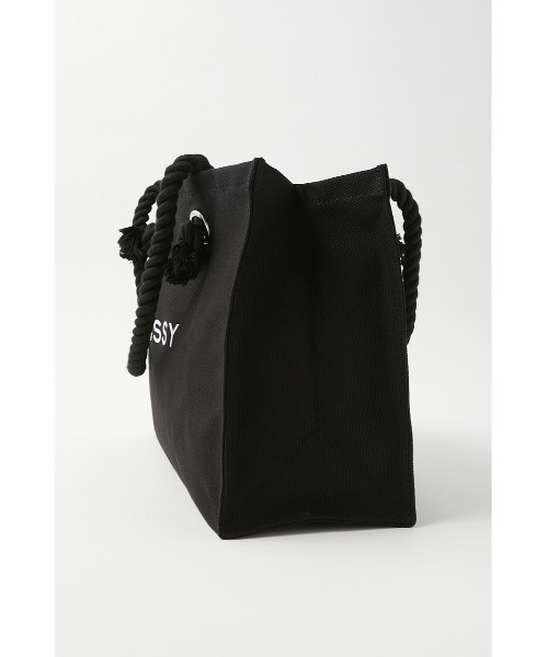 MOUSSY（マウジー）の「MOUSSY SOUVENIR SHOPPER（トートバッグ・レディース・ブラック/ホワイト・FREE）」の9枚目の写真