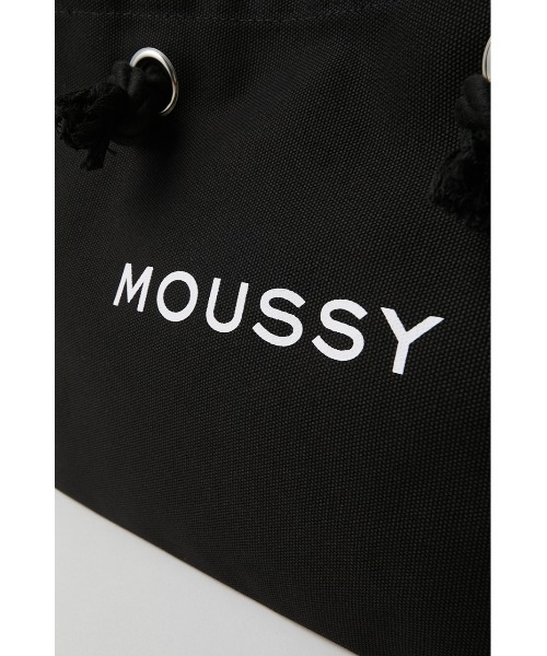 MOUSSY（マウジー）の「MOUSSY SOUVENIR SHOPPER（トートバッグ・レディース・ブラック/ホワイト・FREE）」の11枚目の写真