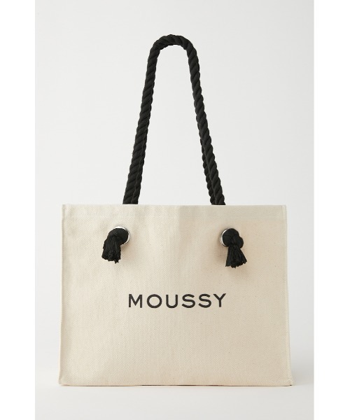 MOUSSY（マウジー）の「MOUSSY SOUVENIR SHOPPER（トートバッグ・レディース・ブラック/ホワイト・FREE）」の20枚目の写真