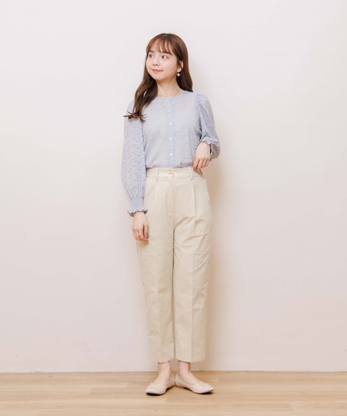 flower（フラワー）の「エニーテーパードパンツ（その他パンツ・レディース・グレー/グリーン/アイボリー・FREE）」の5枚目の写真