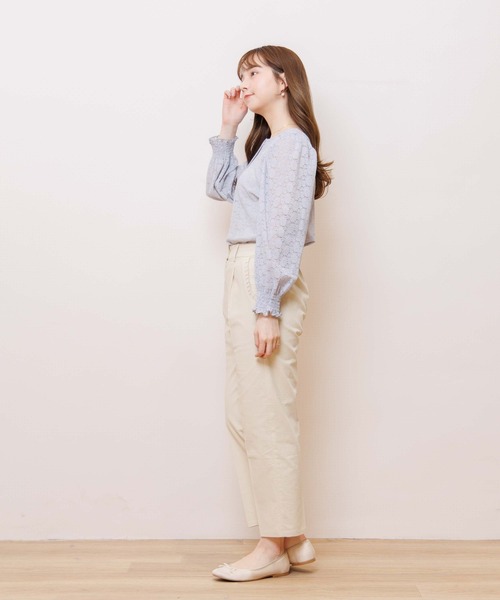 flower（フラワー）の「エニーテーパードパンツ（その他パンツ・レディース・グレー/グリーン/アイボリー・FREE）」の8枚目の写真