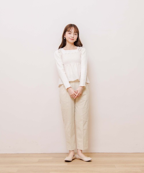 flower（フラワー）の「エニーテーパードパンツ（その他パンツ・レディース・グレー/グリーン/アイボリー・FREE）」の20枚目の写真