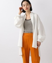 LOWRYS FARM | バックテイルロングシャツＬＳ　268524(シャツ/ブラウス)