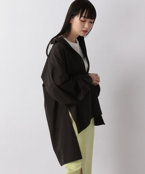 LOWRYS FARM（ローリーズファーム）の「バックテイルロングシャツＬＳ　268524（シャツ/ブラウス・レディース・オフホワイト/ブラック/ブルー・FREE）」の8枚目の写真