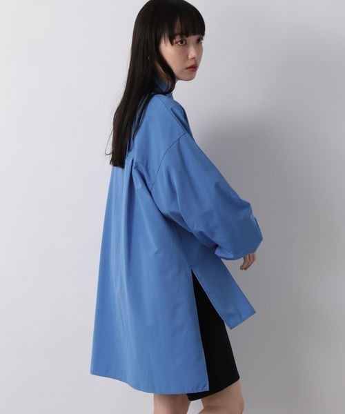 LOWRYS FARM（ローリーズファーム）の「バックテイルロングシャツＬＳ　268524（シャツ/ブラウス・レディース・オフホワイト/ブラック/ブルー・FREE）」の14枚目の写真