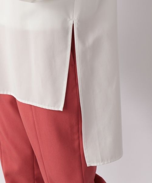 LOWRYS FARM（ローリーズファーム）の「バックテイルロングシャツＬＳ　268524（シャツ/ブラウス・レディース・オフホワイト/ブラック/ブルー・FREE）」の19枚目の写真