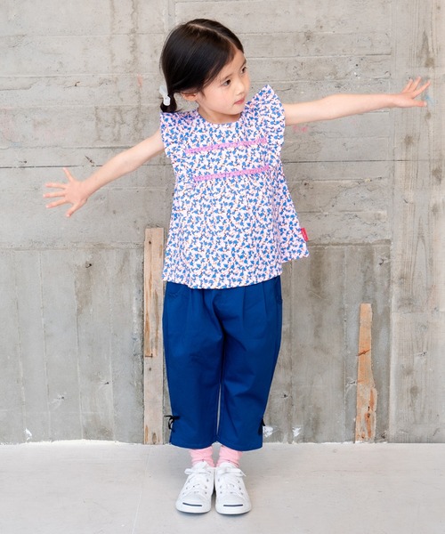 RAGMART(ラグマート)の「ストレッチパンツ7分丈(その他パンツ・キッズ・ブルー/キャメル・110cm/100cm/120cm/130cm)」の5枚目の写真