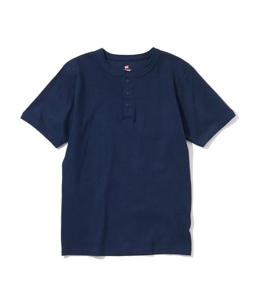 HANES（ヘインズ）の「Hanes ビービーリブヘンリーネックT HM1-T103（T