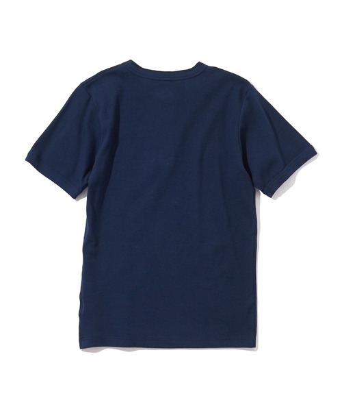 HANES(ヘインズ)の「Hanes ビービーリブヘンリーネックT HM1-T103(Tシャツ/カットソー・メンズ・ホワイト/ブラック/ネイビー/杢グレー・S/M/L/XL)」の10枚目の写真