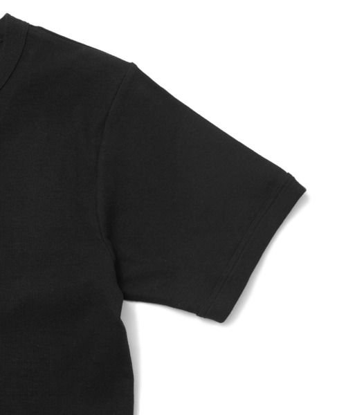 HANES(ヘインズ)の「Hanes ビービーリブヘンリーネックT HM1-T103(Tシャツ/カットソー・メンズ・ホワイト/ブラック/ネイビー/杢グレー・S/M/L/XL)」の14枚目の写真