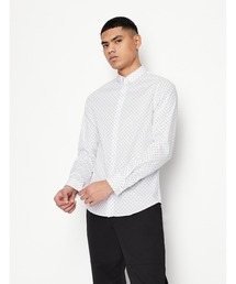 ARMANI EXCHANGE | 【A|X アルマーニ エクスチェンジ】グラフィックロゴプリント　長袖シャツ/SLIM(シャツ/ブラウス)