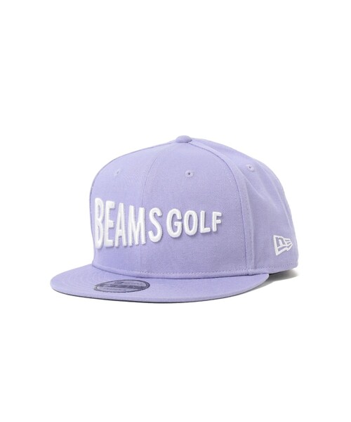 NEW ERA × BEAMS GOLF / 別注 9FIFTY フラットバイザー キャップ