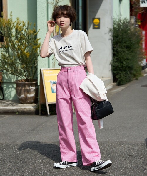 FREAK'S STORE（フリークスストア）の「カラーペインターパンツ（その他パンツ・レディース・ブラック/パープル/ピンク/イエロー/ブルー・SMALL/MEDIUM）」の11枚目の写真