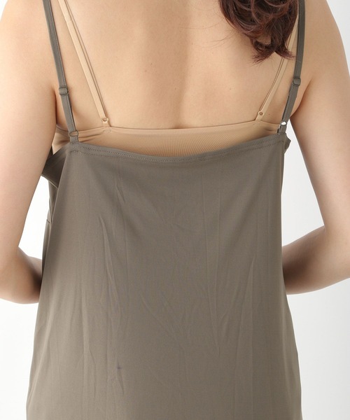 LEPSIM(レプシィム)の「【野尻美穂さんコラボ】マタニティ/Vサテンキリカエワンピース 261488(マタニティウェア/グッズ・レディース・ブラック/カーキ/ベージュ・FREE/TALL)」の7枚目の写真