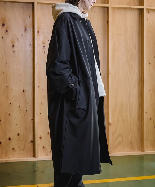 Jack Miller(ジャックミラー)の「Jack Miller バルマカーン コート 001(ステンカラーコート・メンズ・ブラック/ベージュ・S/M/L)」の5枚目の写真
