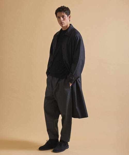 Jack Miller(ジャックミラー)の「Jack Miller バルマカーン コート 001(ステンカラーコート・メンズ・ブラック/ベージュ・S/M/L)」の12枚目の写真