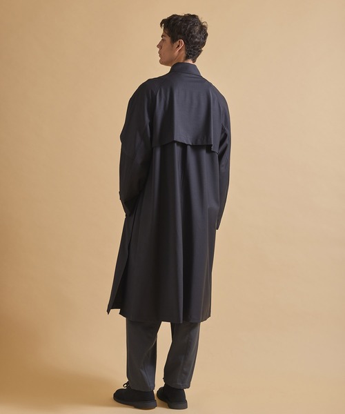 Jack Miller(ジャックミラー)の「Jack Miller バルマカーン コート 001(ステンカラーコート・メンズ・ブラック/ベージュ・S/M/L)」の10枚目の写真
