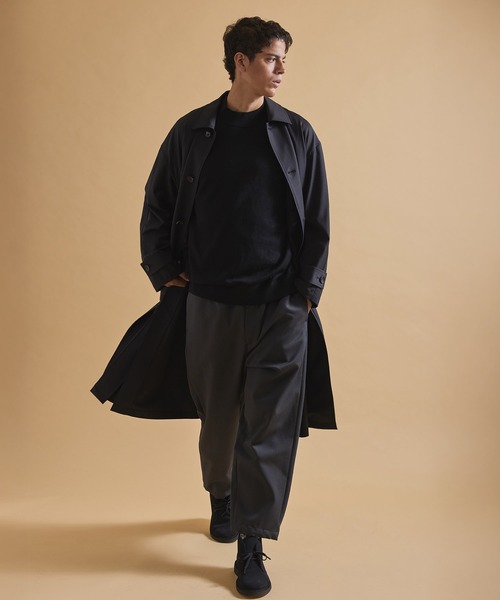 Jack Miller(ジャックミラー)の「Jack Miller バルマカーン コート 001(ステンカラーコート・メンズ・ブラック/ベージュ・S/M/L)」の9枚目の写真