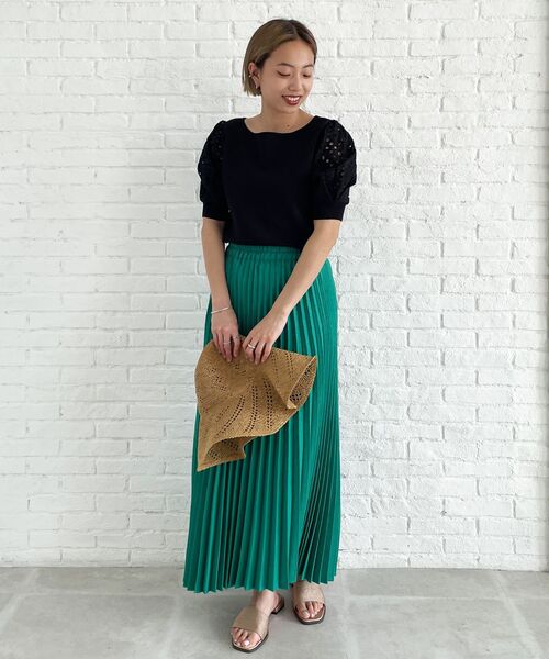 OPAQUE.CLIP（オペークドットクリップ）の「◆メタルコードフラットミュールサンダル（サンダル・レディース・ブラック/ピンクゴールド/ブロンズ・03/02）」の8枚目の写真