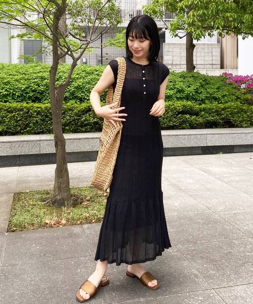 OPAQUE.CLIP（オペークドットクリップ）の「◆メタルコードフラットミュールサンダル（サンダル・レディース・ブラック/ピンクゴールド/ブロンズ・03/02）」の10枚目の写真