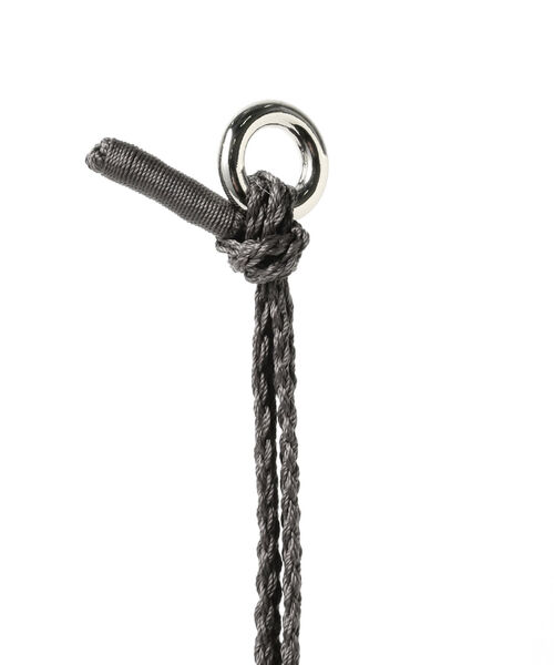 TOFF&LOADSTONE（トフアンドロードストーン）の「TOFF & LOADSTONE / ドローストリング ショルダーバッグ（かごバッグ・メンズ・グレー系その他・ONE SIZE）」の8枚目の写真